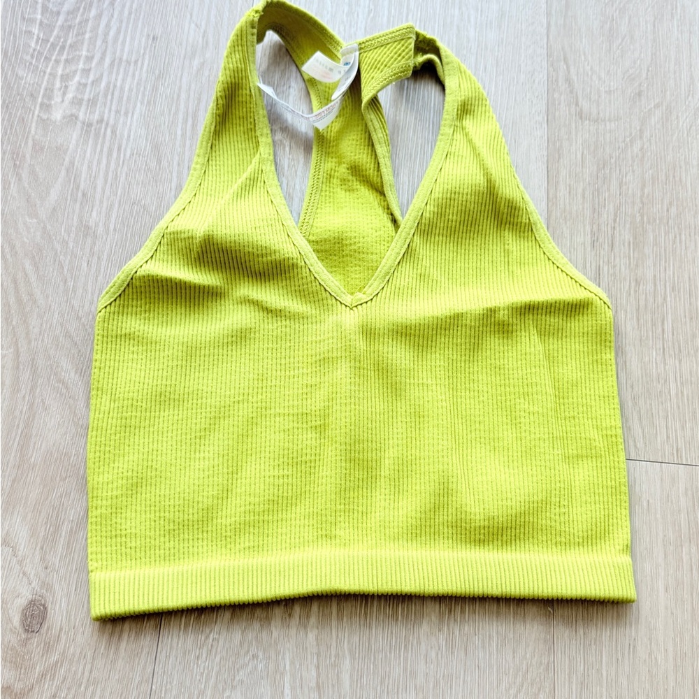 Vibrant Yellow Sports Bra